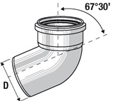 PP Дъга ф50/67°30 0